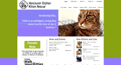 Desktop Screenshot of orphankittenrescue.com